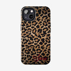 LEOPARD PRINT IPHONE CASE PERSONALIZED