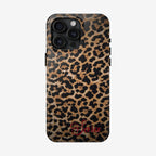 LEOPARD PRINT IPHONE CASE PERSONALIZED