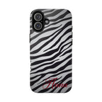 ZEBRA PRINT IPHONE CASE PERSONALIZED