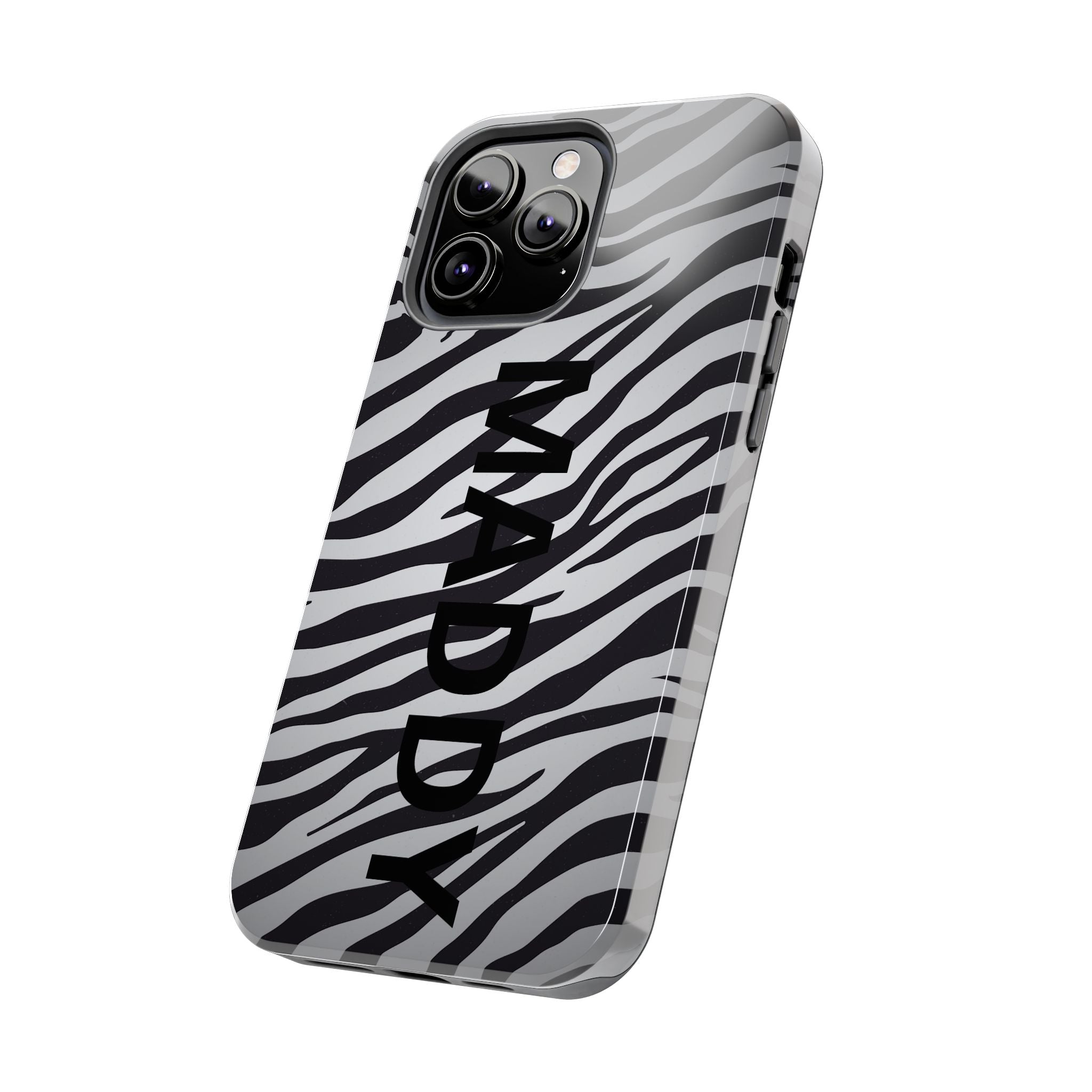 ZEBRA PRINT IPHONE CASE PERSONALIZED