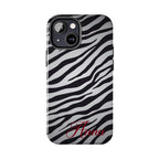 ZEBRA PRINT IPHONE CASE PERSONALIZED