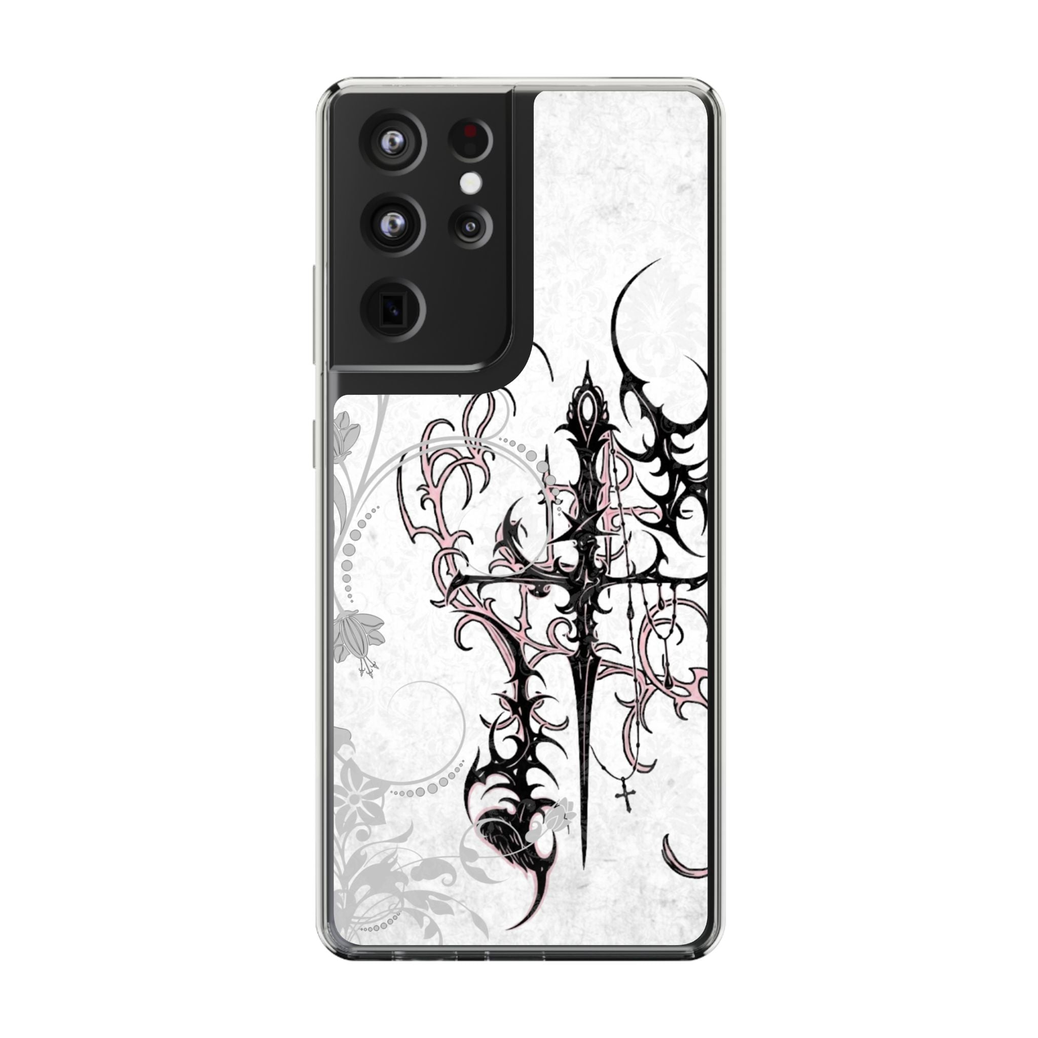 PINK CROSS PHONE CASE