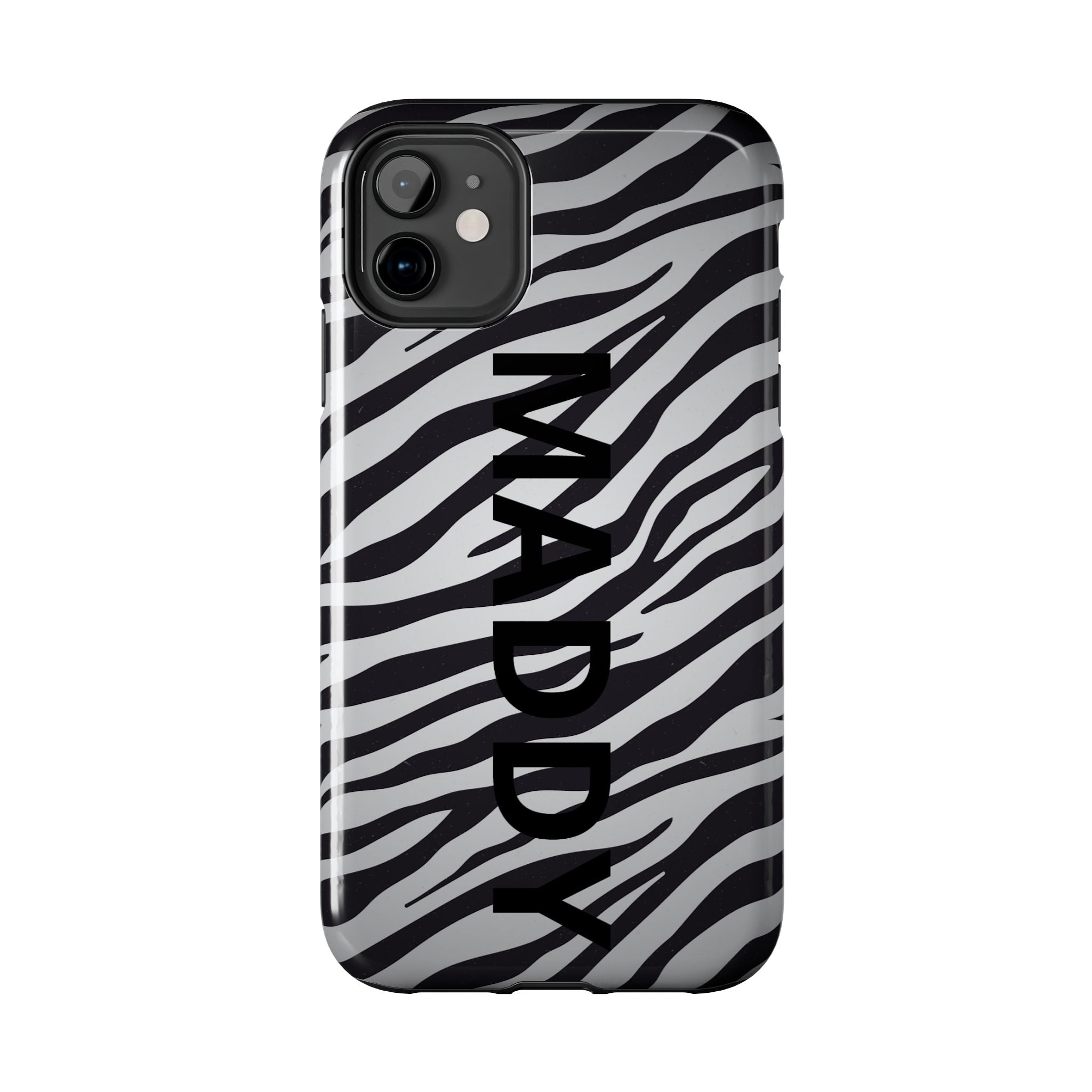 ZEBRA PRINT IPHONE CASE PERSONALIZED
