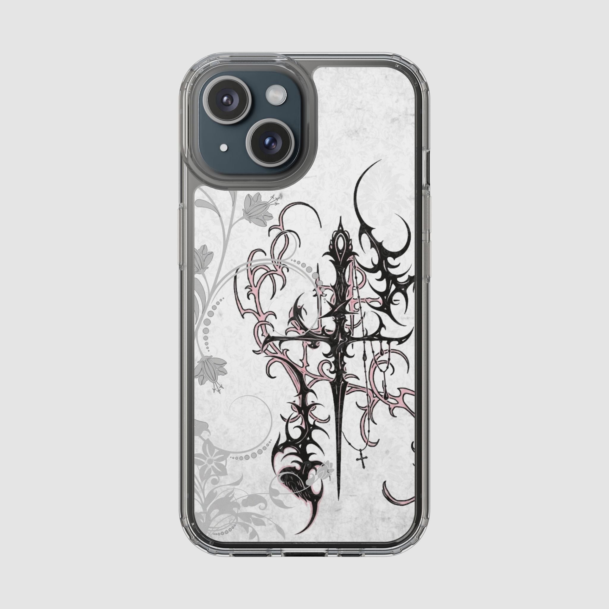 PINK CROSS PHONE CASE