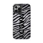ZEBRA PRINT IPHONE CASE PERSONALIZED