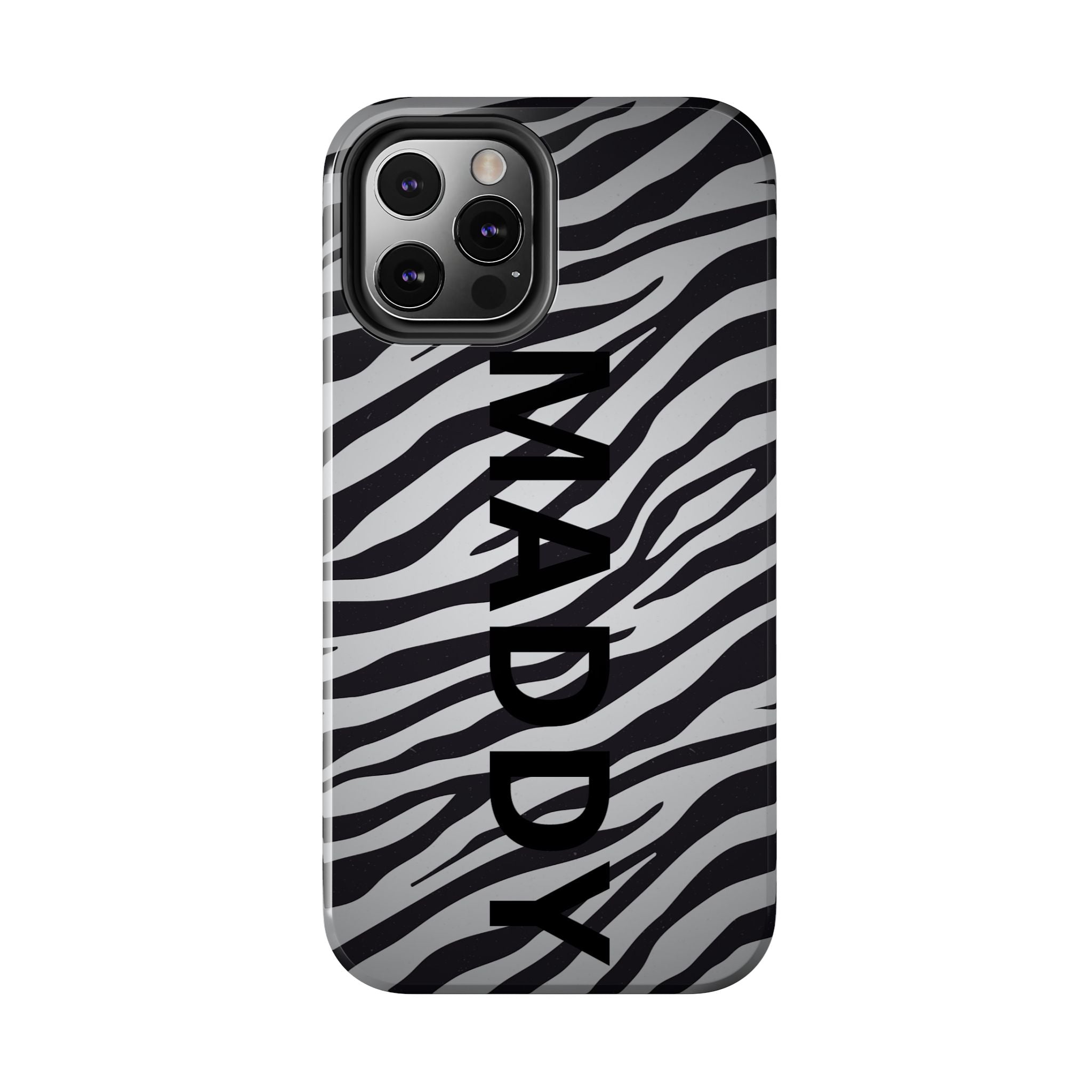 ZEBRA PRINT IPHONE CASE PERSONALIZED
