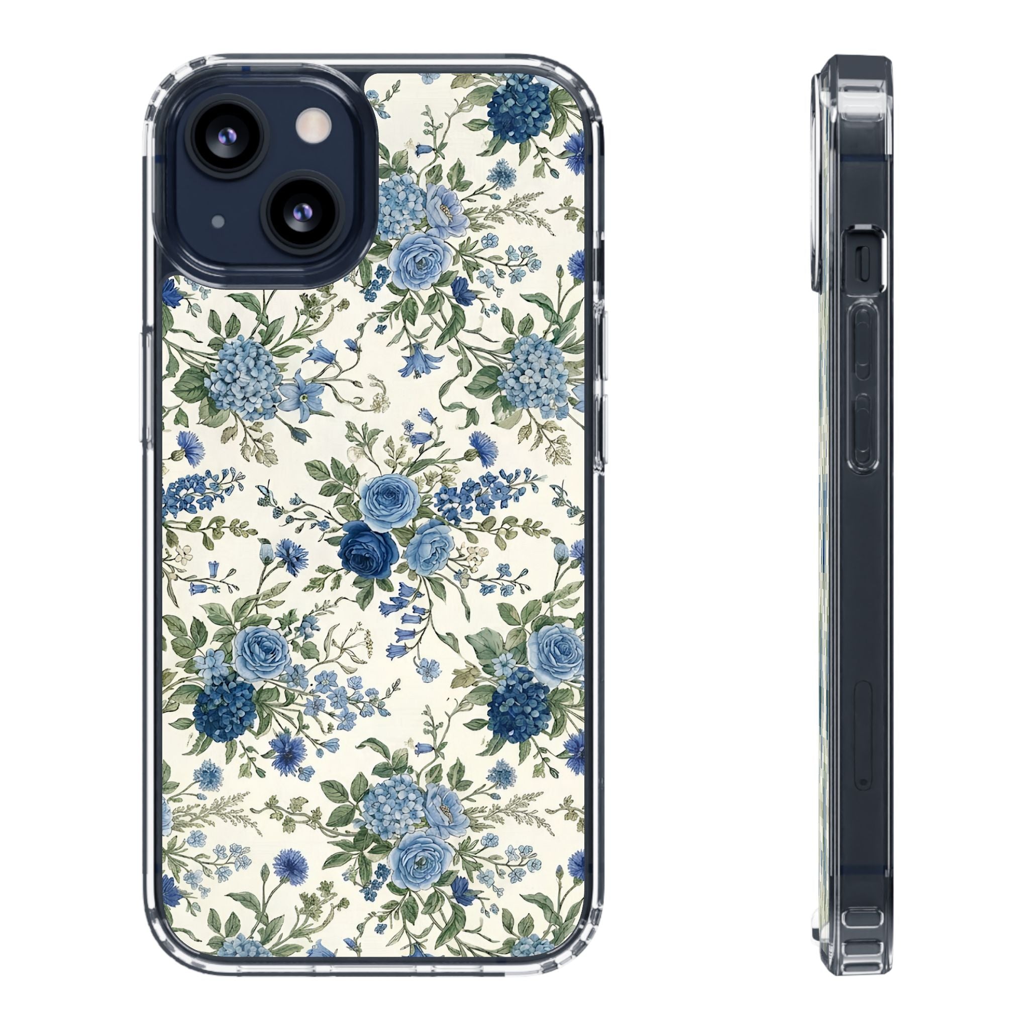 BLUE FLOWER PHONE CASE