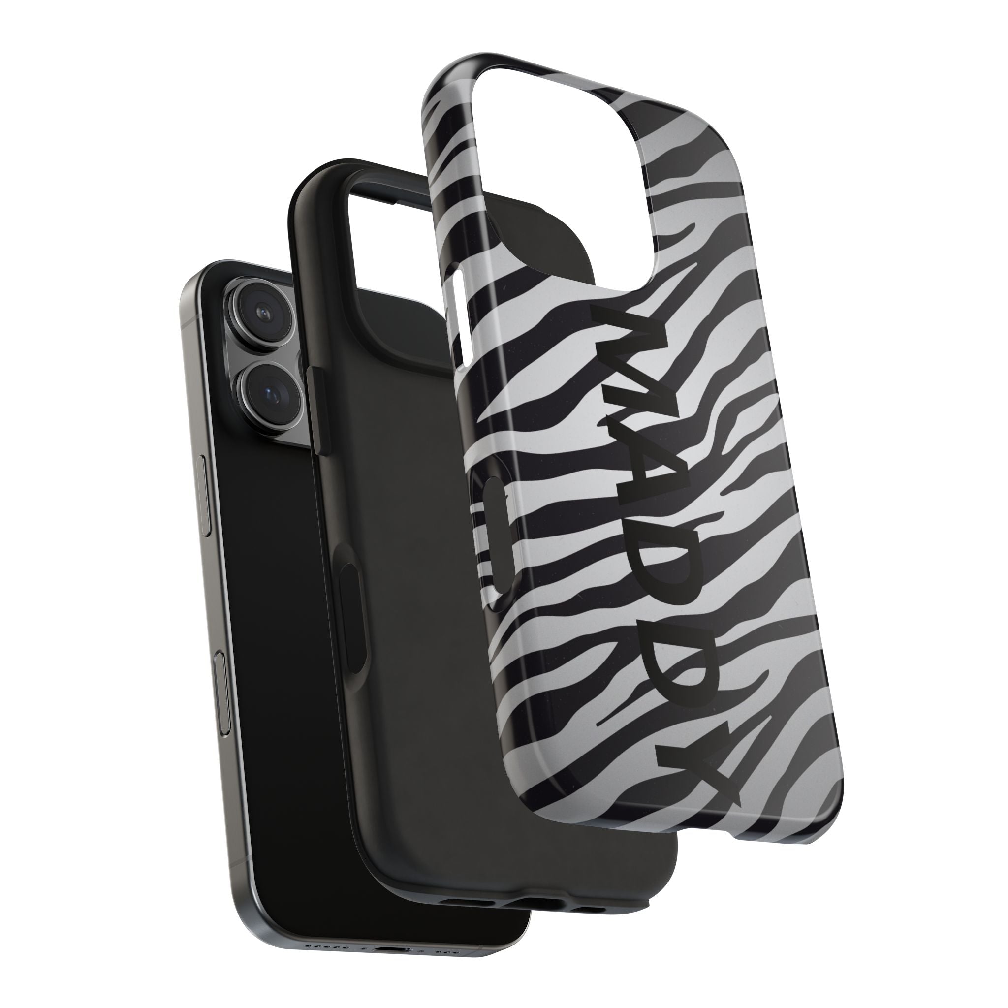 ZEBRA PRINT IPHONE CASE PERSONALIZED