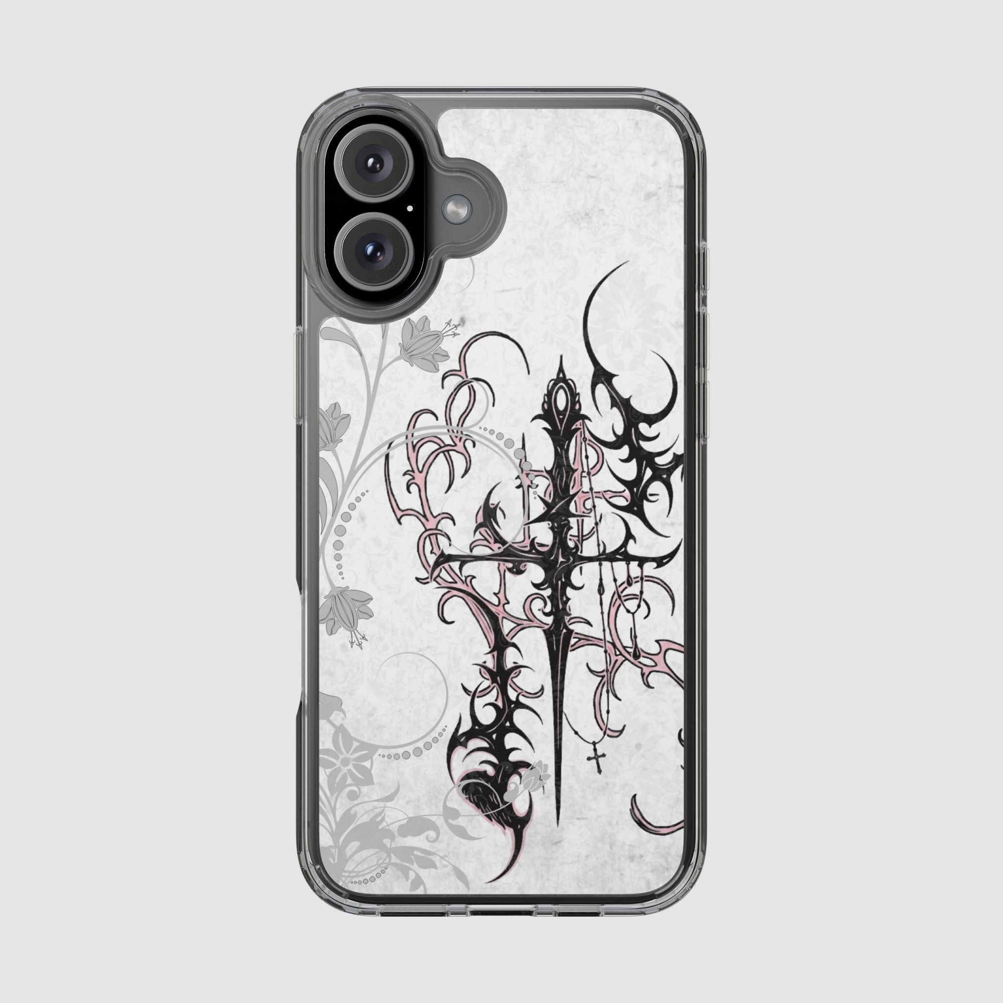 PINK CROSS PHONE CASE