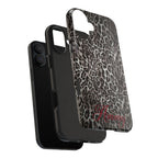 FAUX FUR LEOPARD IPHONE CASE PERSONALIZED