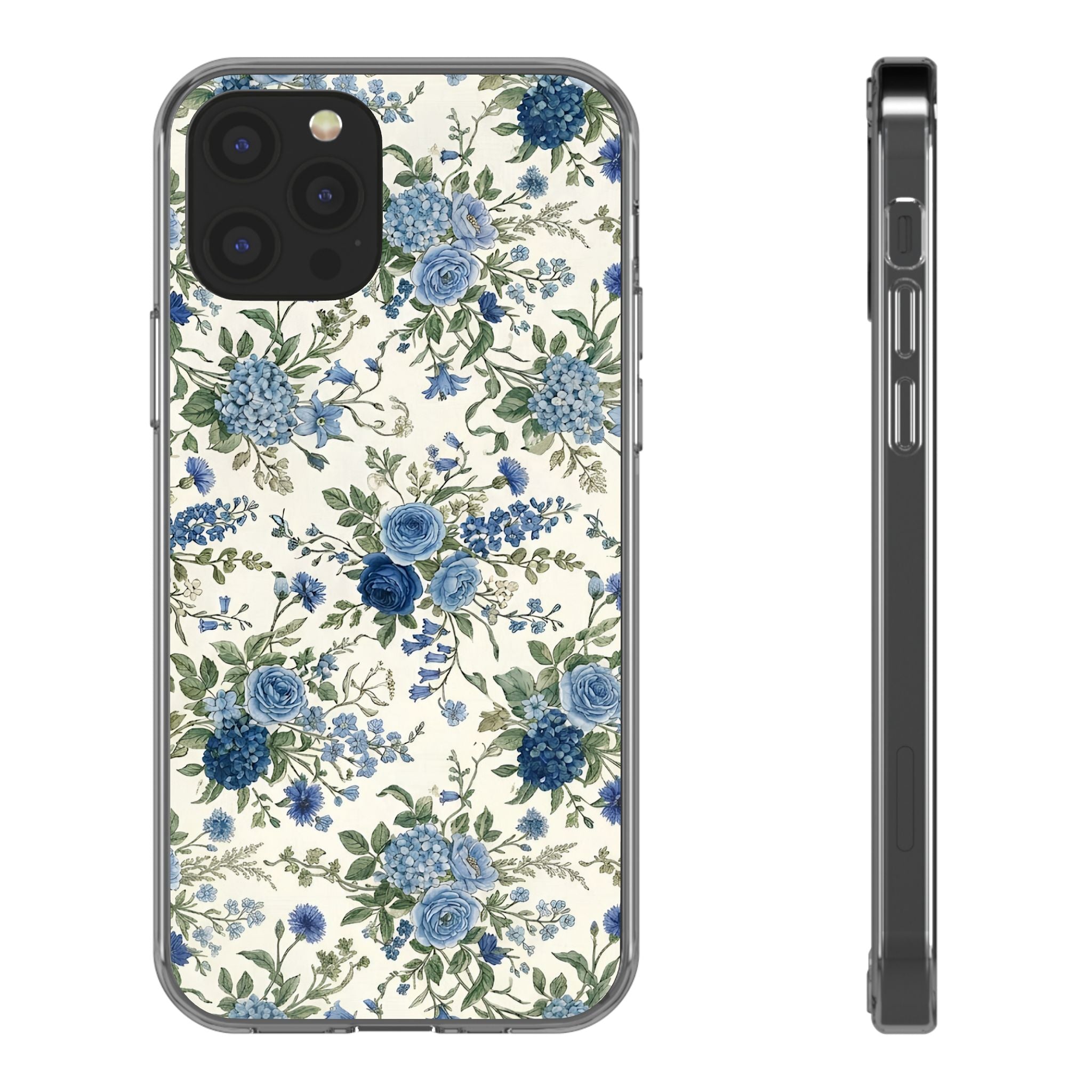 BLUE FLOWER PHONE CASE