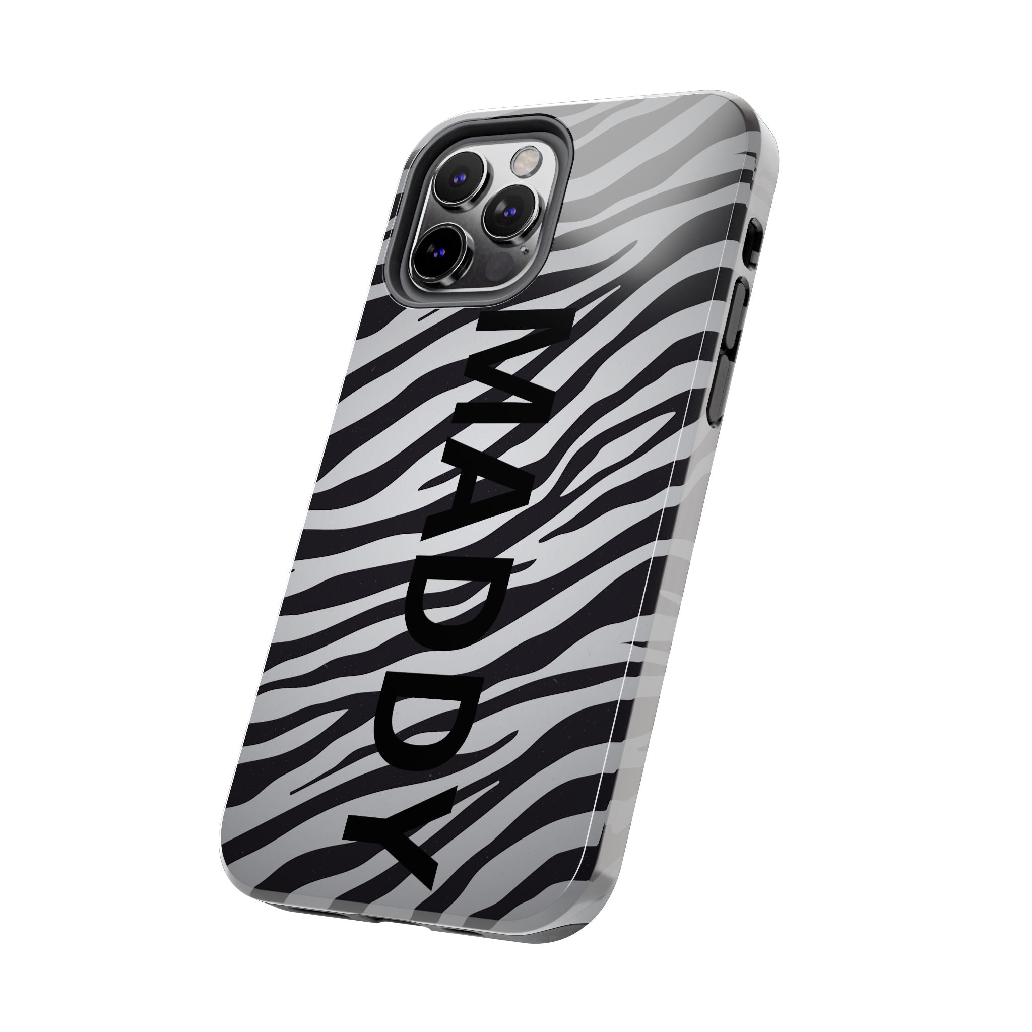 ZEBRA PRINT IPHONE CASE PERSONALIZED