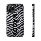ZEBRA PRINT IPHONE CASE PERSONALIZED