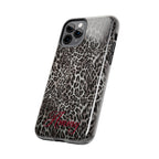 FAUX FUR LEOPARD IPHONE CASE PERSONALIZED