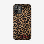 LEOPARD PRINT IPHONE CASE PERSONALIZED