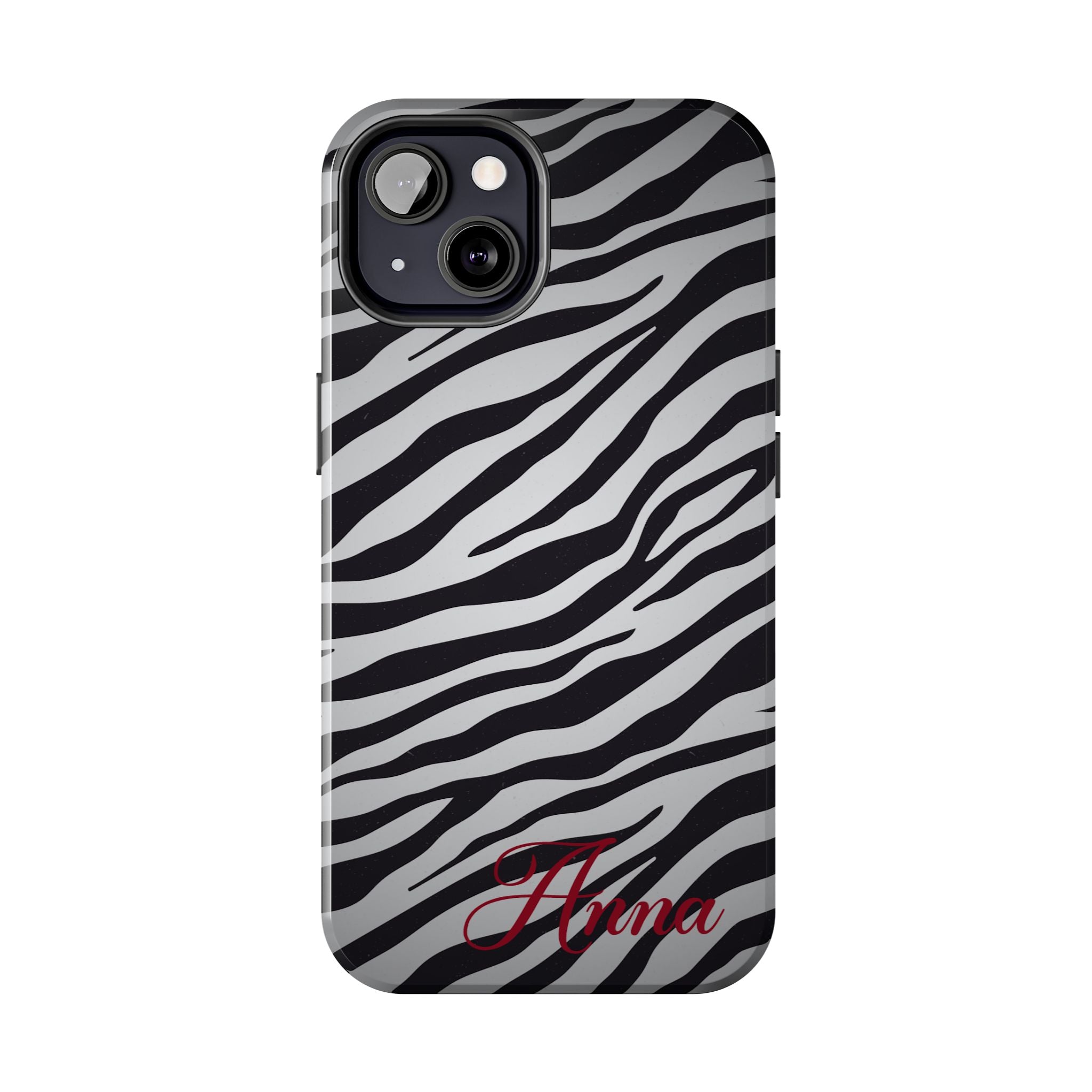 ZEBRA PRINT IPHONE CASE PERSONALIZED