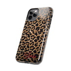 LEOPARD PRINT IPHONE CASE PERSONALIZED