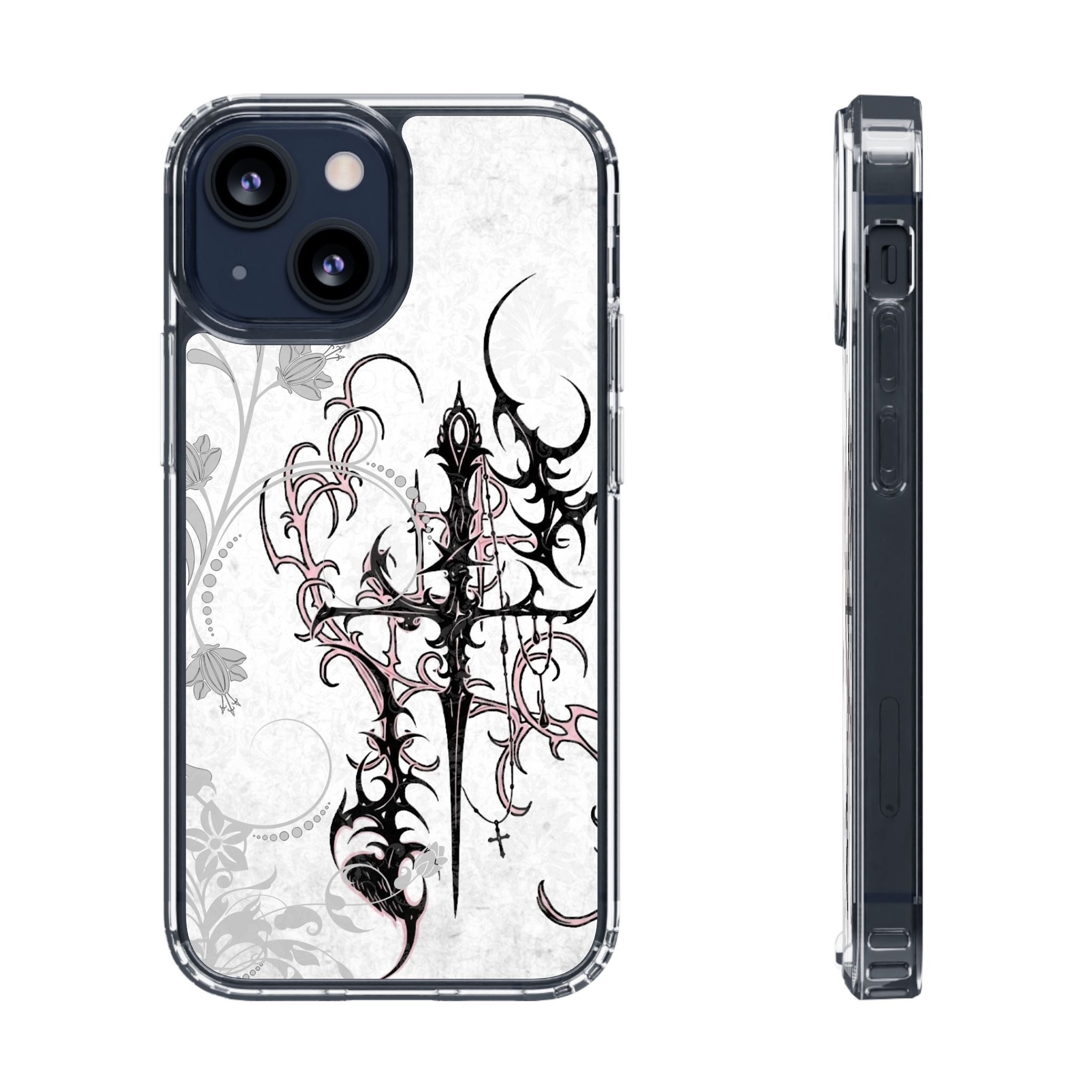 PINK CROSS PHONE CASE
