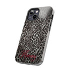 FAUX FUR LEOPARD IPHONE CASE PERSONALIZED