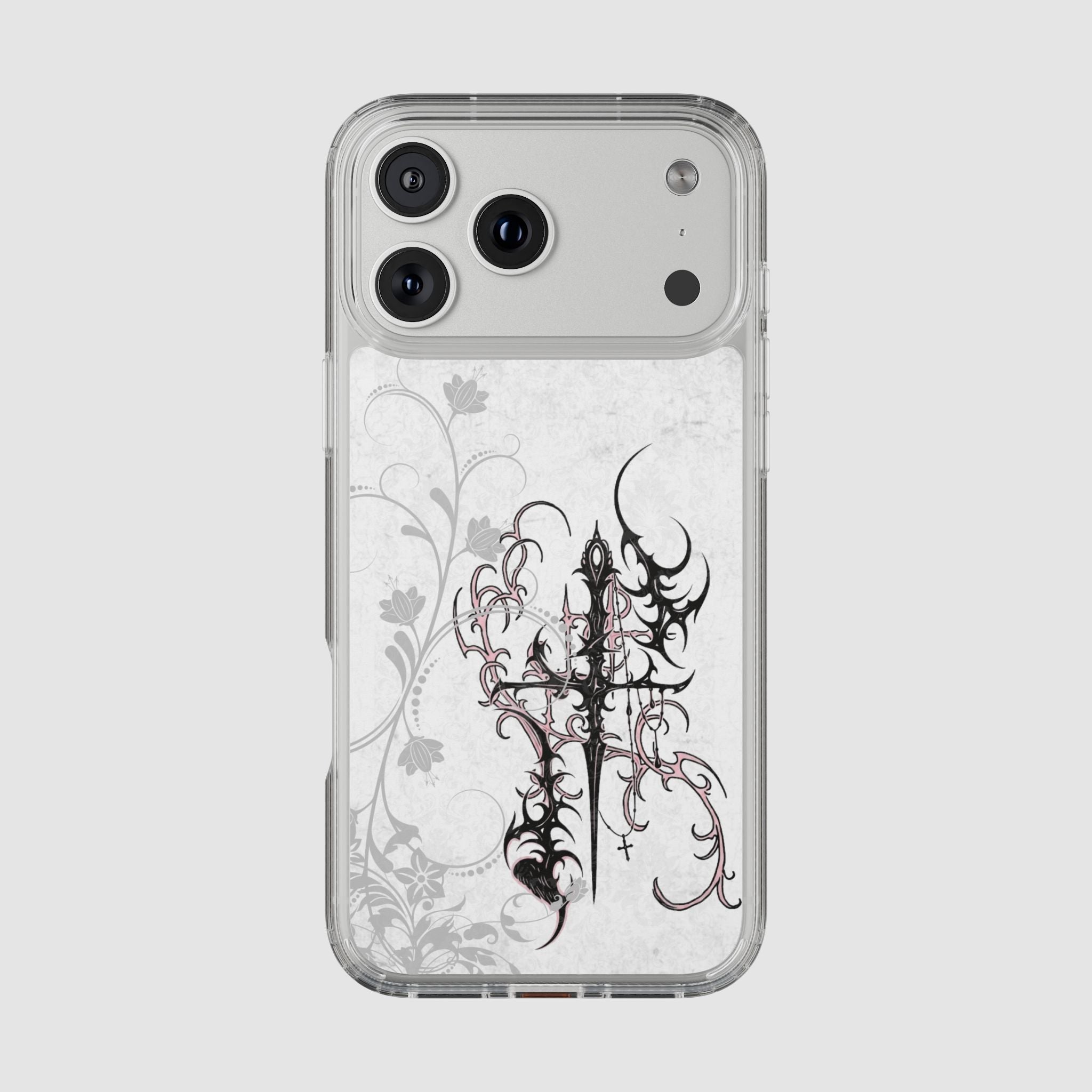 PINK CROSS PHONE CASE