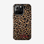 LEOPARD PRINT IPHONE CASE PERSONALIZED
