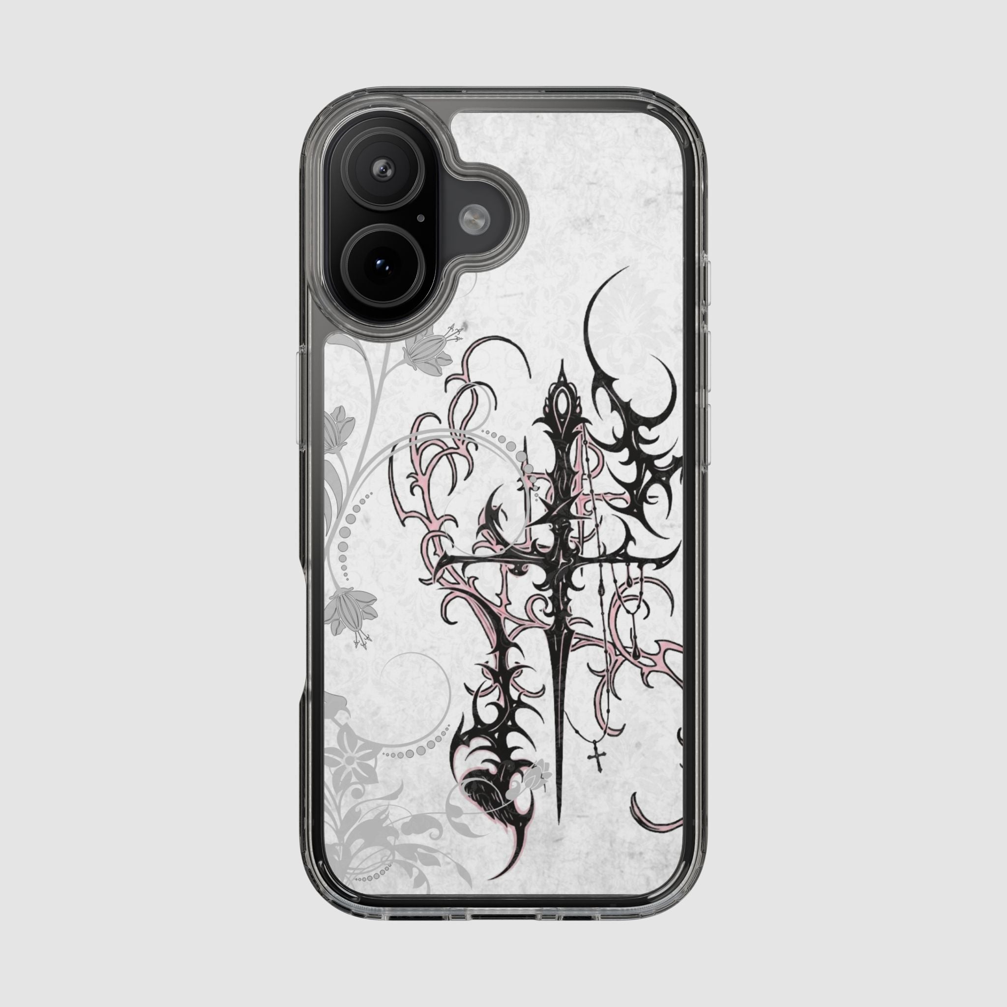 PINK CROSS PHONE CASE