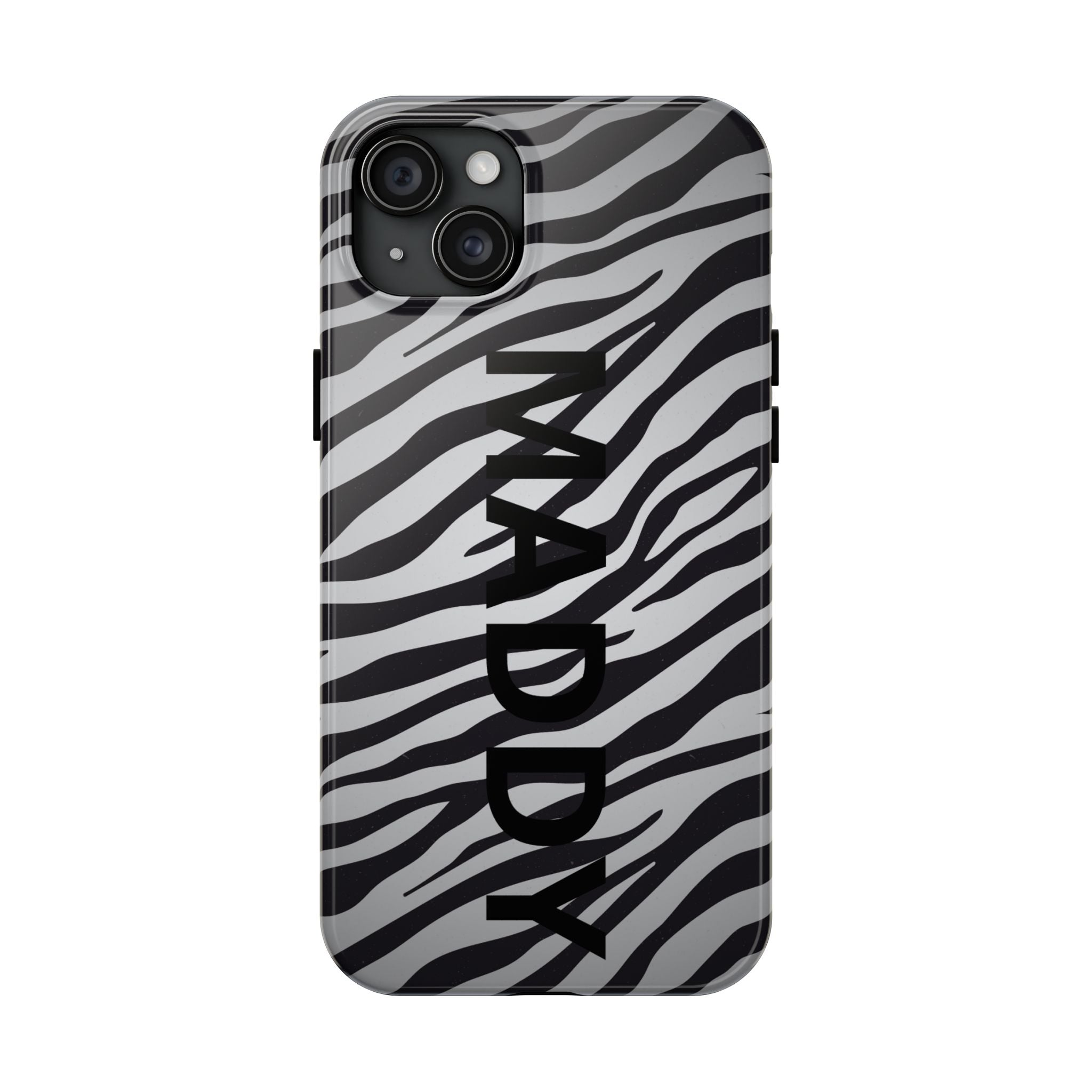 ZEBRA PRINT IPHONE CASE PERSONALIZED