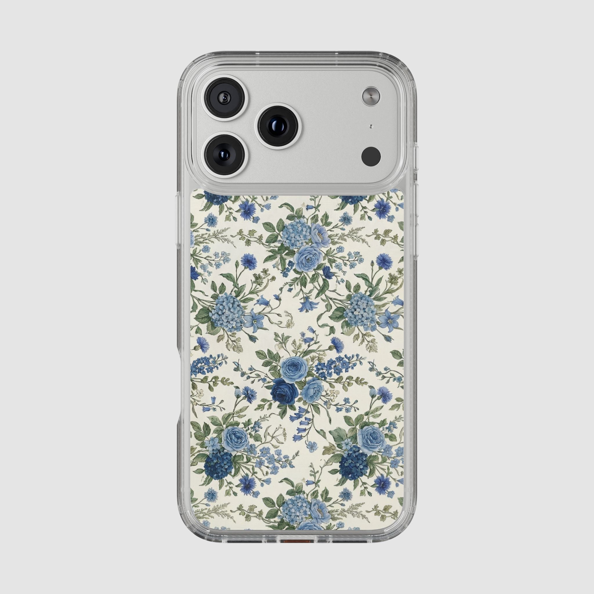 BLUE FLOWER PHONE CASE