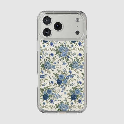 BLUE FLOWER PHONE CASE