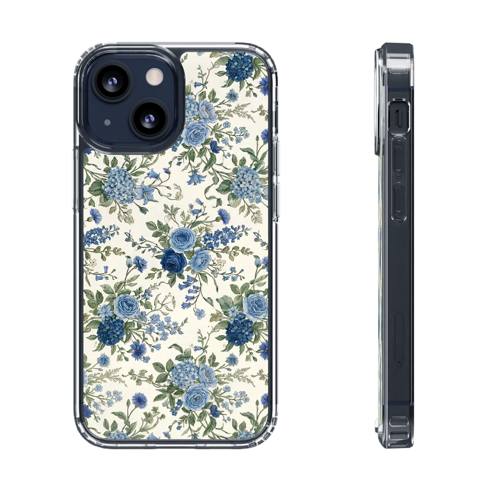 BLUE FLOWER PHONE CASE