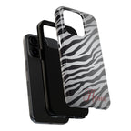 ZEBRA PRINT IPHONE CASE PERSONALIZED