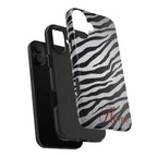 ZEBRA PRINT IPHONE CASE PERSONALIZED