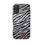 ZEBRA PRINT IPHONE CASE PERSONALIZED