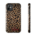 LEOPARD PRINT IPHONE CASE PERSONALIZED