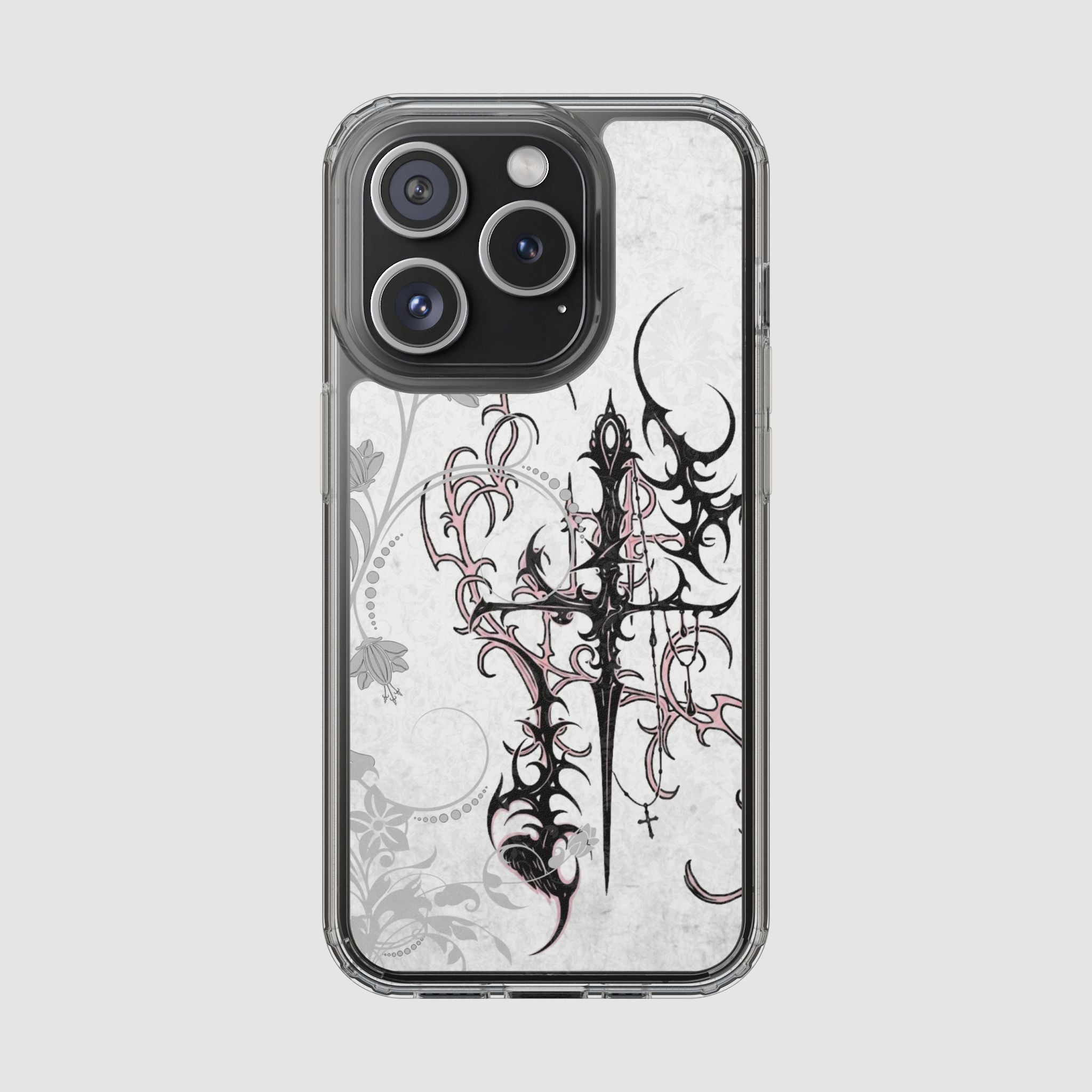 PINK CROSS PHONE CASE