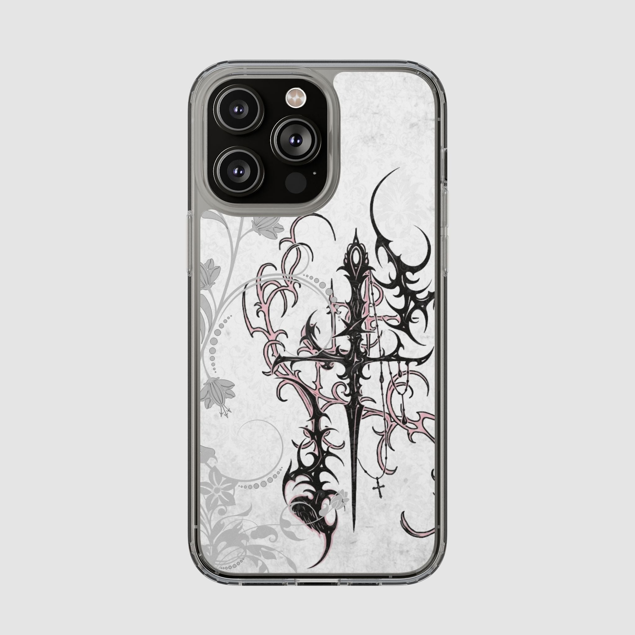 PINK CROSS PHONE CASE