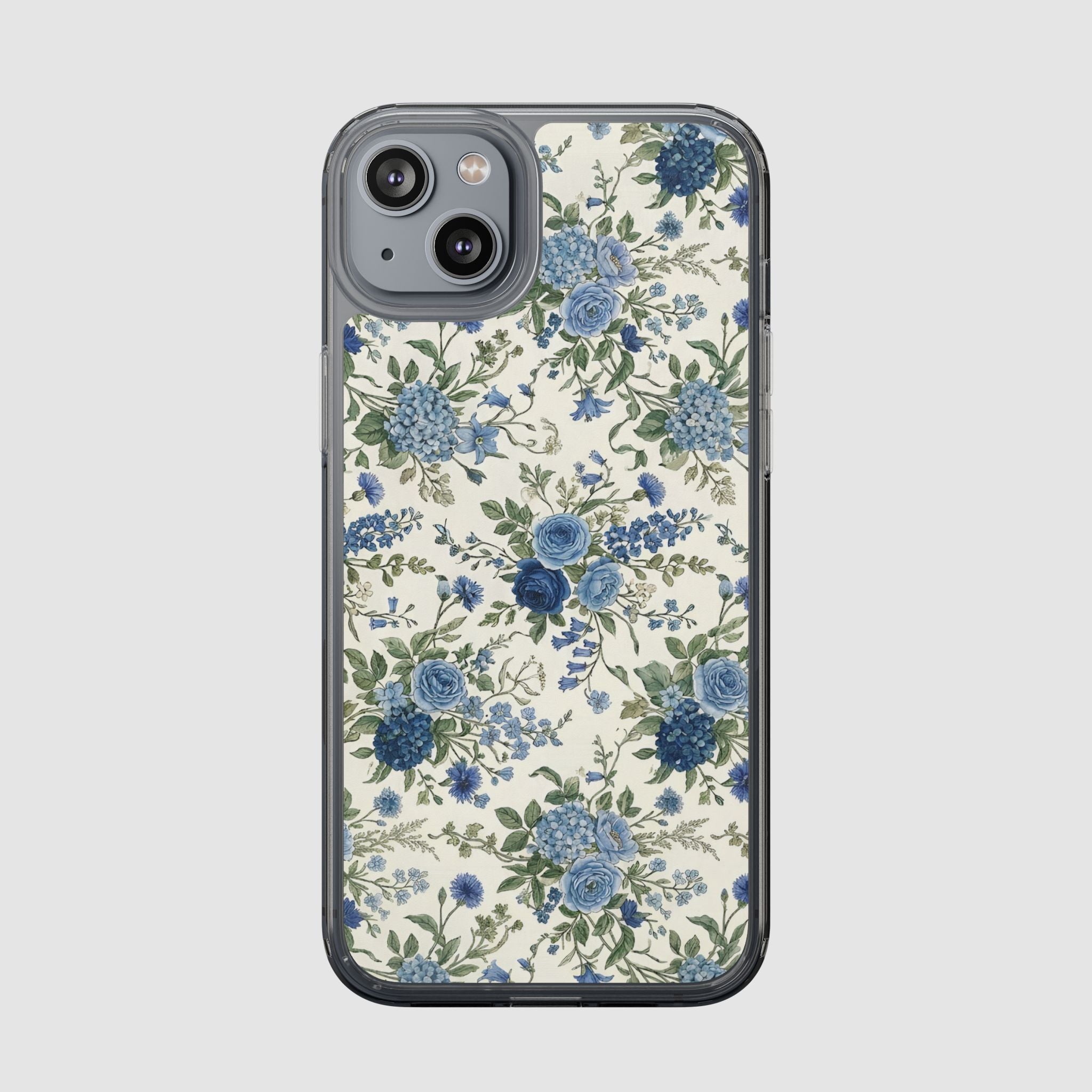 BLUE FLOWER PHONE CASE
