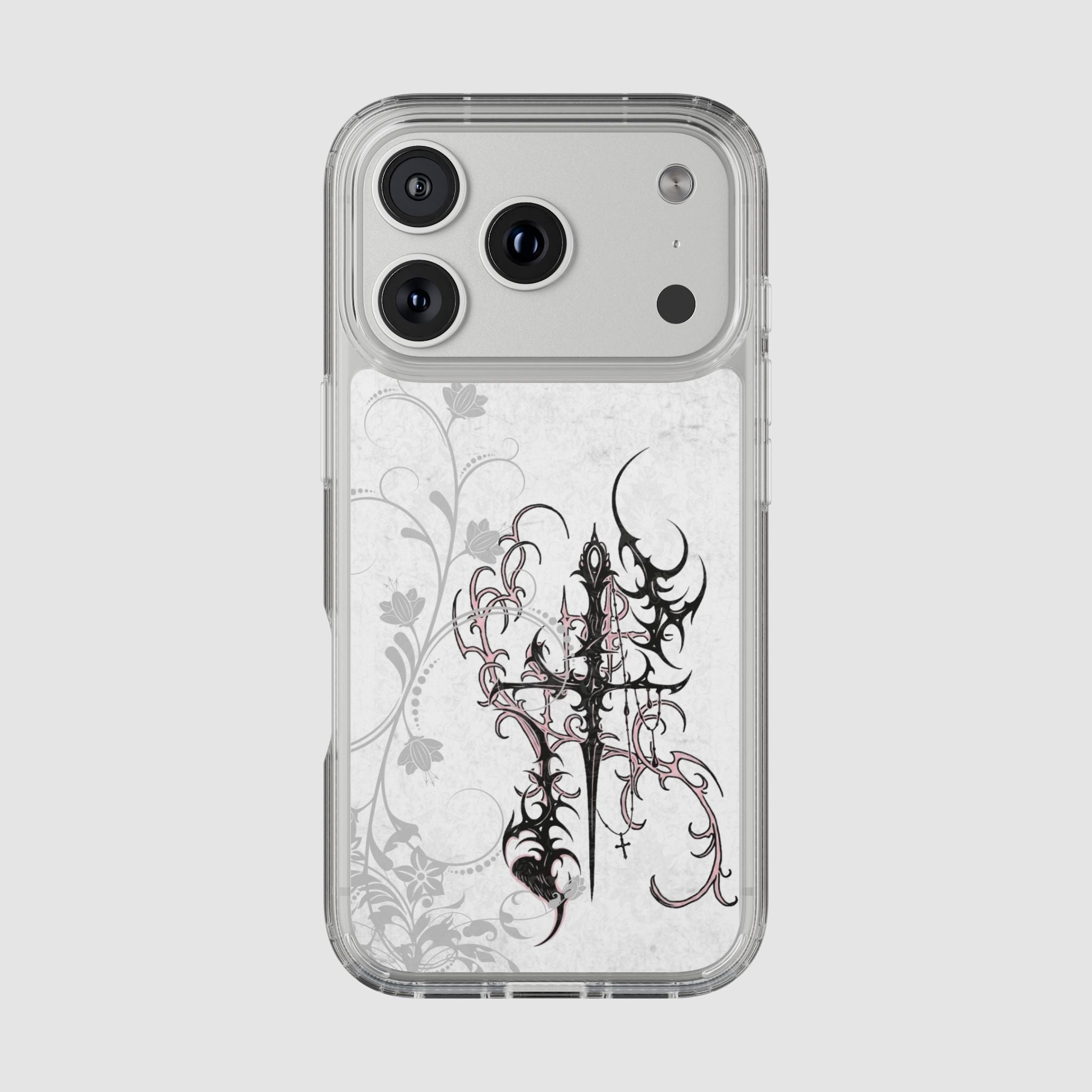 PINK CROSS PHONE CASE