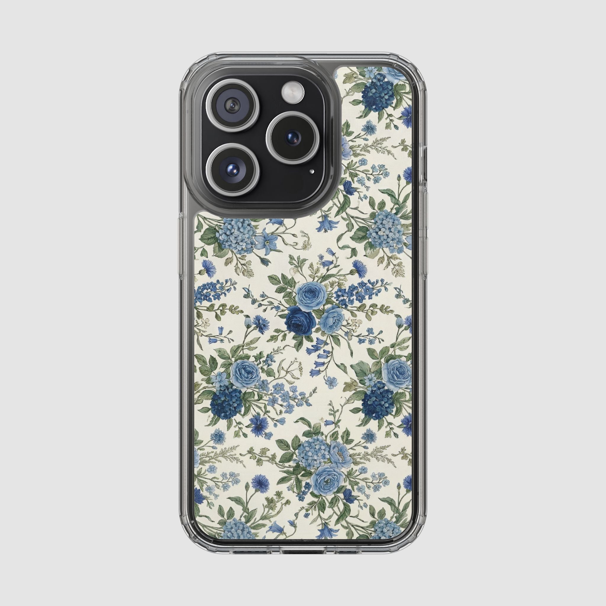 BLUE FLOWER PHONE CASE