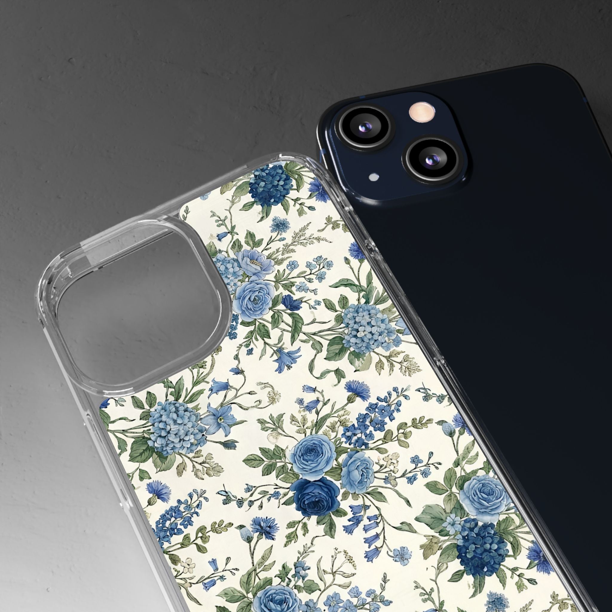 BLUE FLOWER PHONE CASE