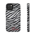 ZEBRA PRINT IPHONE CASE PERSONALIZED