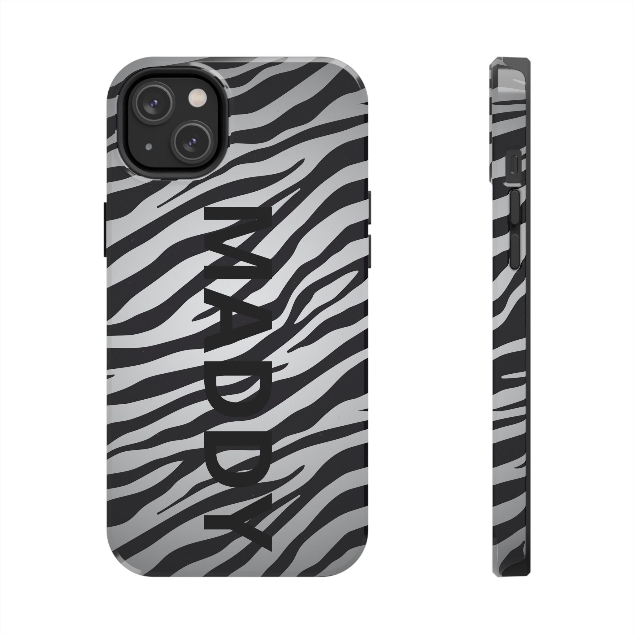 ZEBRA PRINT IPHONE CASE PERSONALIZED