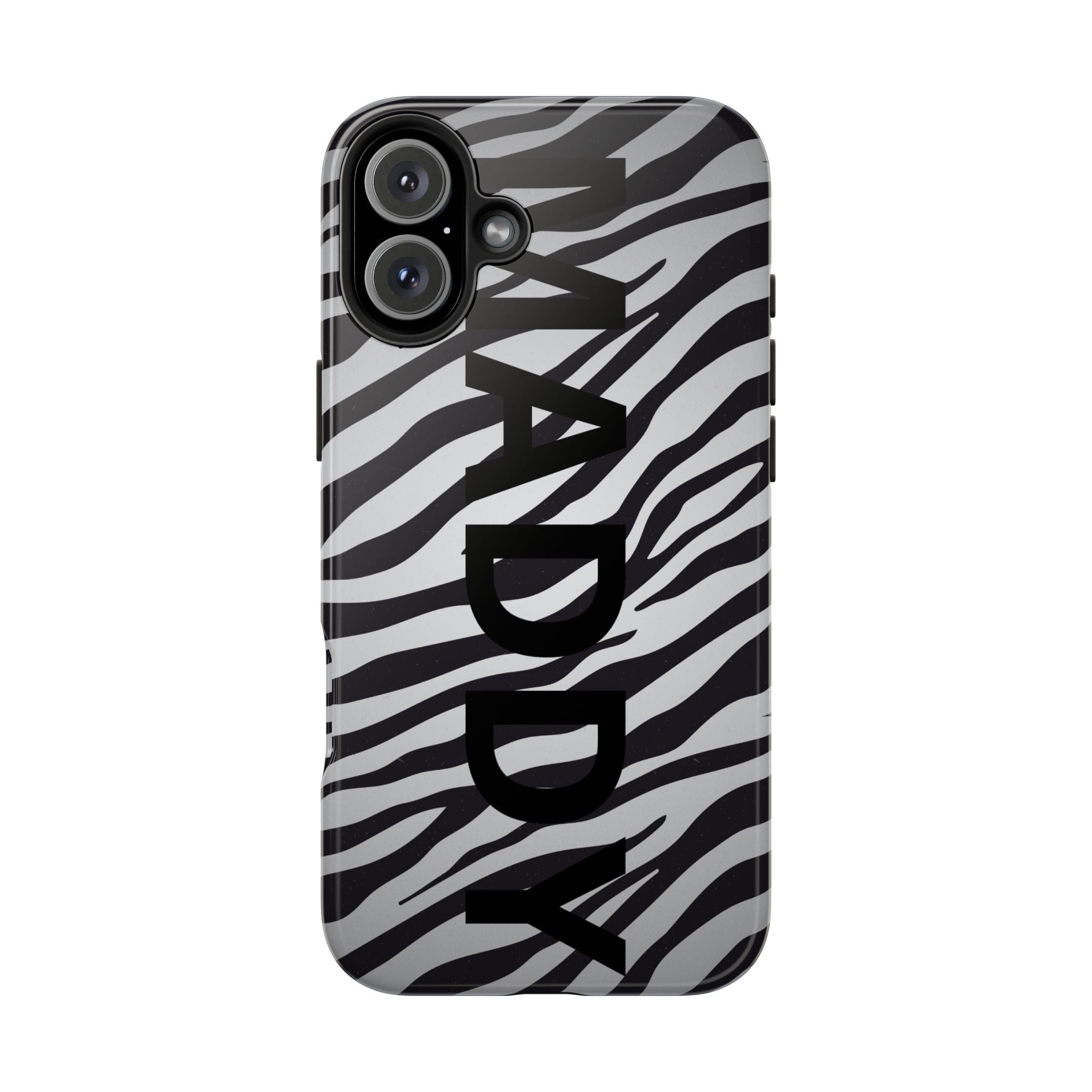 ZEBRA PRINT IPHONE CASE PERSONALIZED