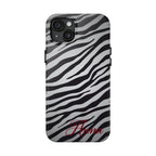 ZEBRA PRINT IPHONE CASE PERSONALIZED