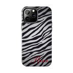 ZEBRA PRINT IPHONE CASE PERSONALIZED