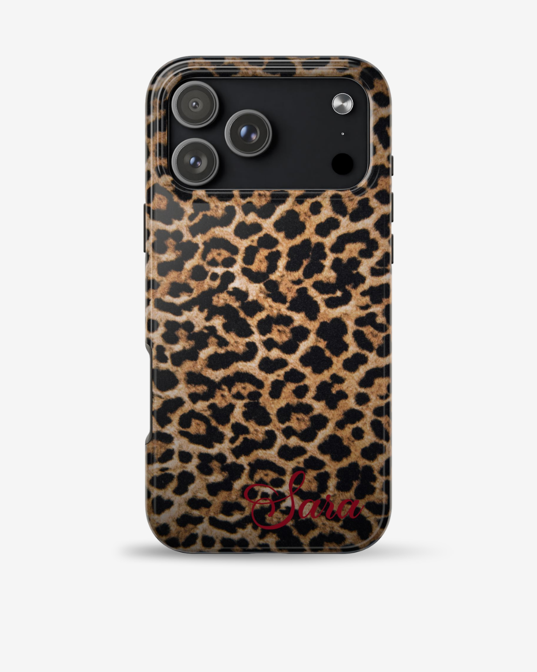 LEOPARD PRINT IPHONE CASE PERSONALIZED