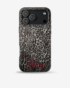 FAUX FUR LEOPARD IPHONE CASE PERSONALIZED