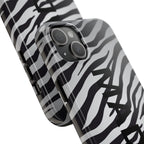 ZEBRA PRINT IPHONE CASE PERSONALIZED