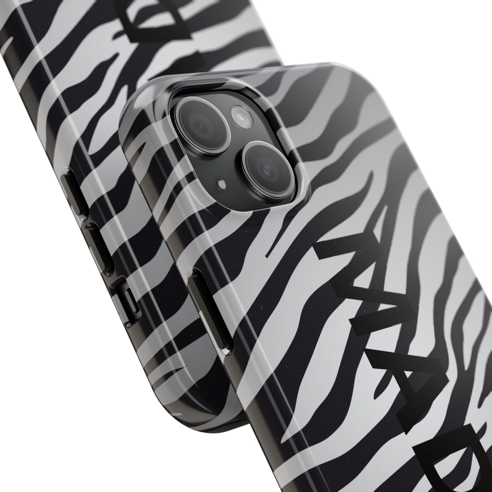 ZEBRA PRINT IPHONE CASE PERSONALIZED