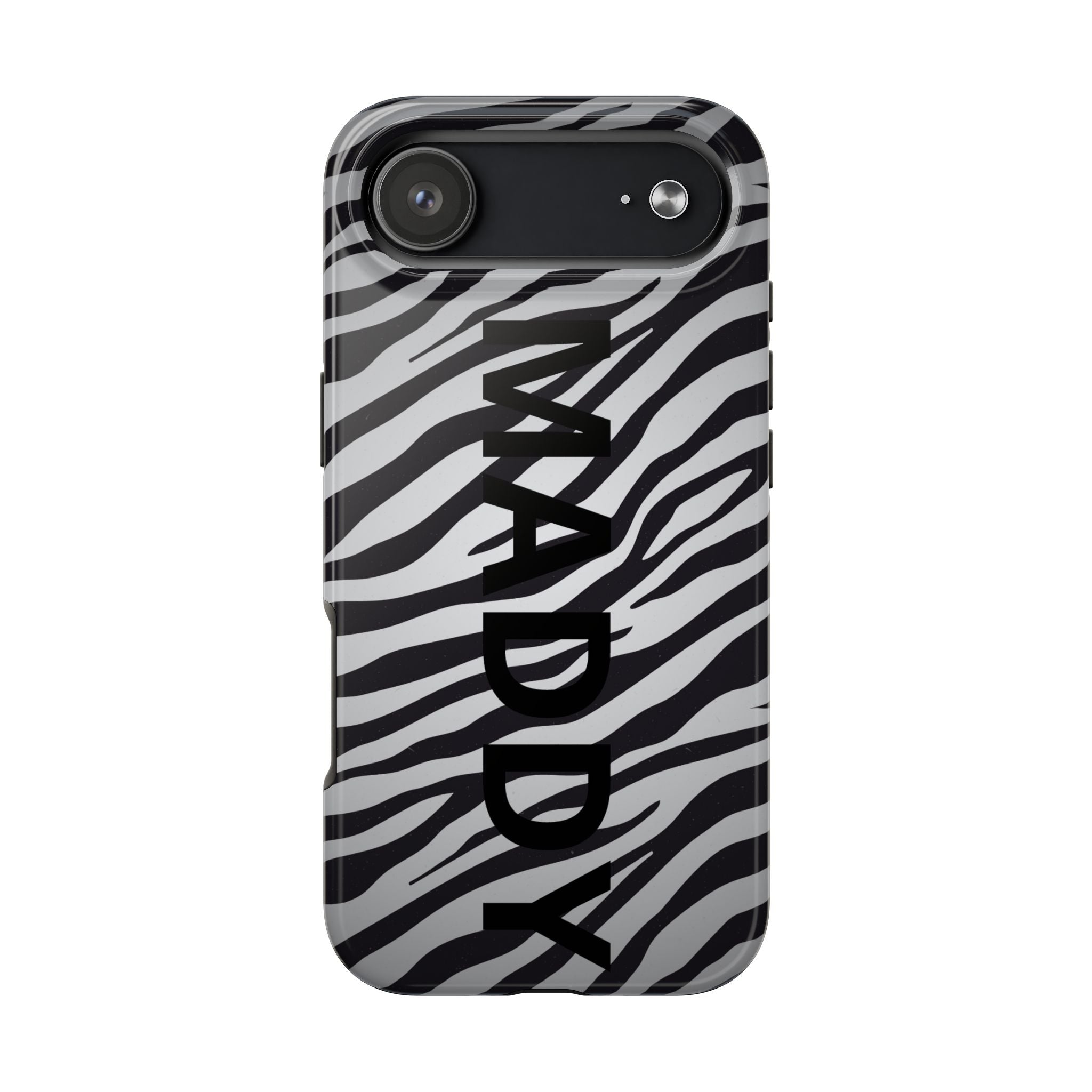 ZEBRA PRINT IPHONE CASE PERSONALIZED